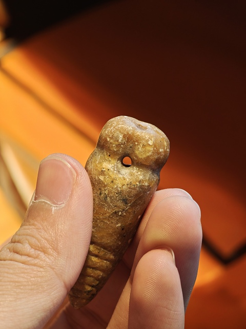 古玩玉器老吊墜真品鑒賞圖