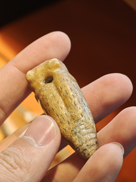 古玩玉器老吊墜真品鑒賞圖