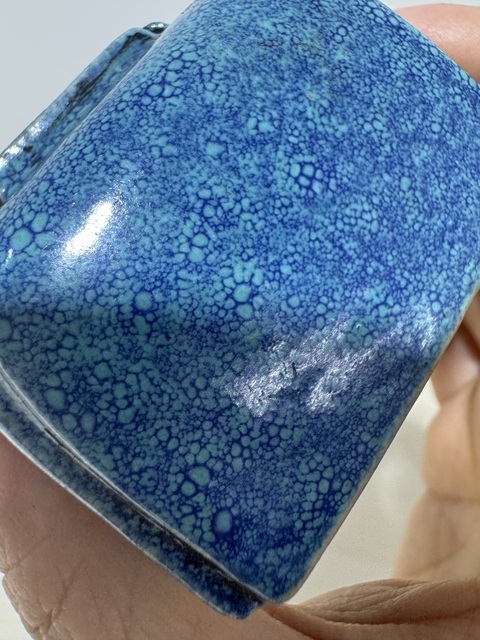 古玩陶瓷爐鈞釉水盂真品鑒賞圖