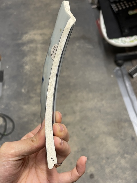 古玩陶瓷青花大盤瓷片真品鑒賞圖