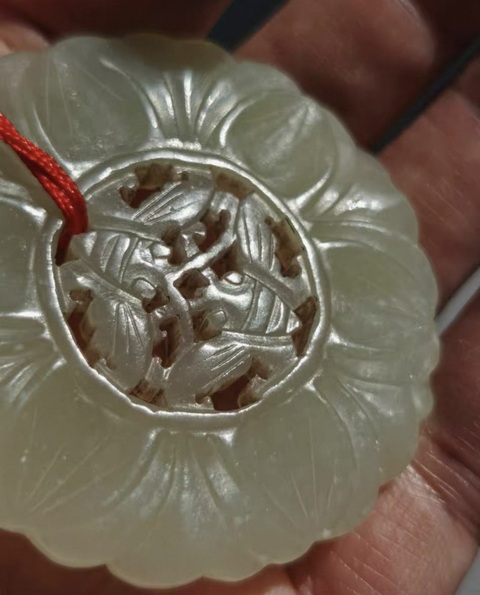 古玩玉器和田玉雕“蝴蝶佩”真品鑒賞圖