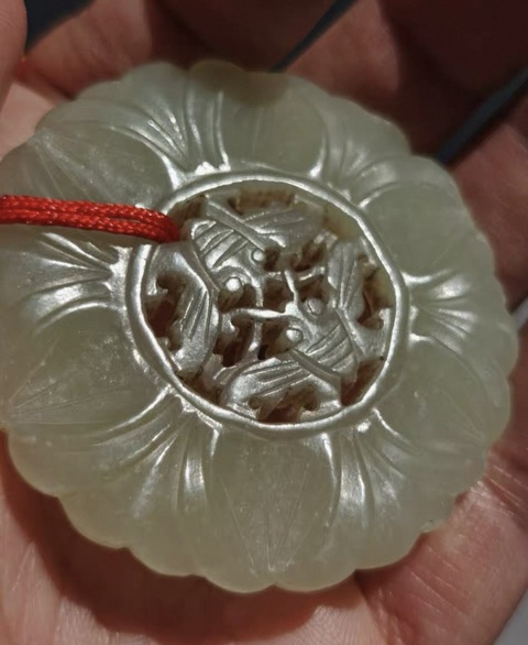 古玩玉器和田玉雕“蝴蝶佩”真品鑒賞圖