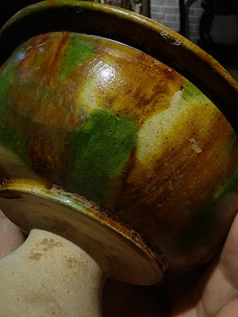 古玩陶瓷三彩行爐真品鑒賞圖