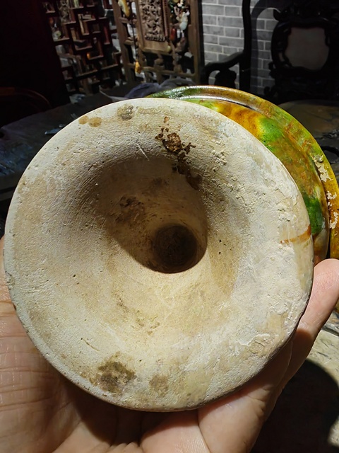 古玩陶瓷三彩行爐真品鑒賞圖