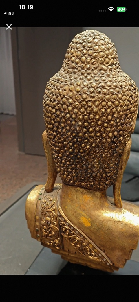 古玩雜項佛頭真品鑒賞圖