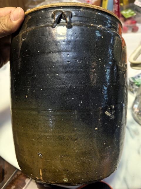 古玩陶瓷黑釉罐真品鑒賞圖