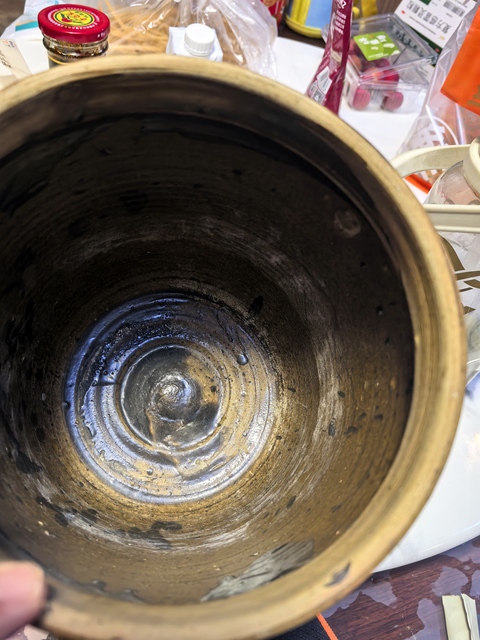 古玩陶瓷黑釉罐真品鑒賞圖