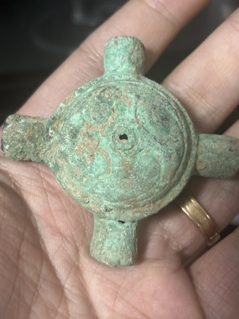 古玩銅器西周·風火輪節約真品鑒賞圖