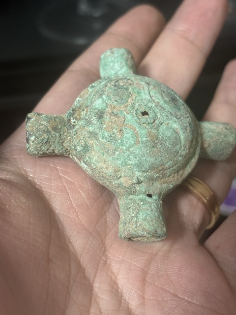 古玩銅器西周·風火輪節約真品鑒賞圖