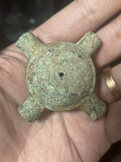 古玩銅器西周·風火輪節約真品鑒賞圖