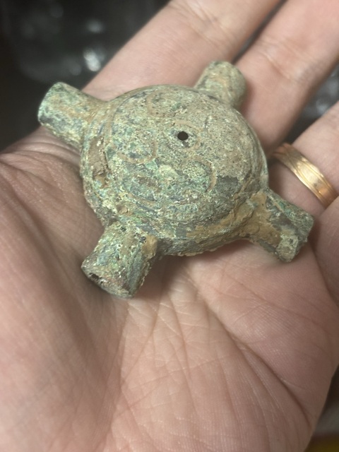 古玩銅器西周·風火輪節約真品鑒賞圖