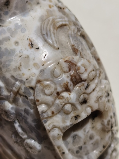 古玩玉器瑪瑙雕“漁樵鼻煙壺”真品鑒賞圖