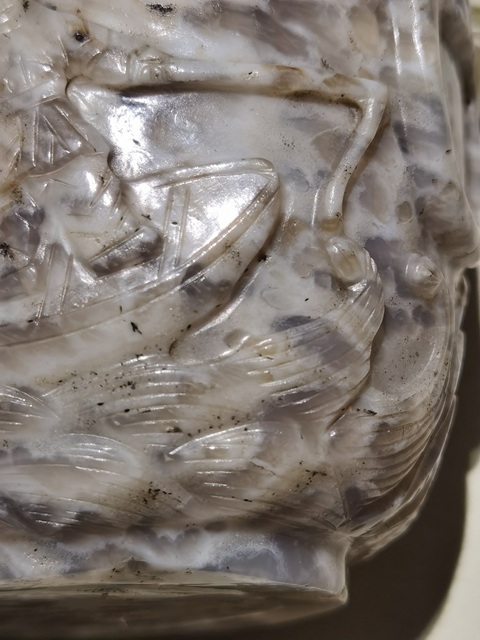 古玩玉器瑪瑙雕“漁樵鼻煙壺”真品鑒賞圖