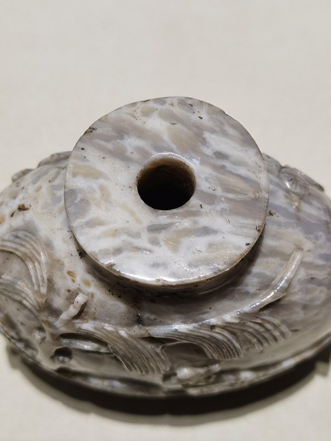 古玩玉器瑪瑙雕“漁樵鼻煙壺”真品鑒賞圖