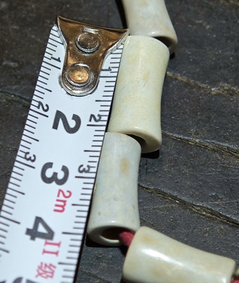 古玩玉器仿古地方料管珠真品鑒賞圖