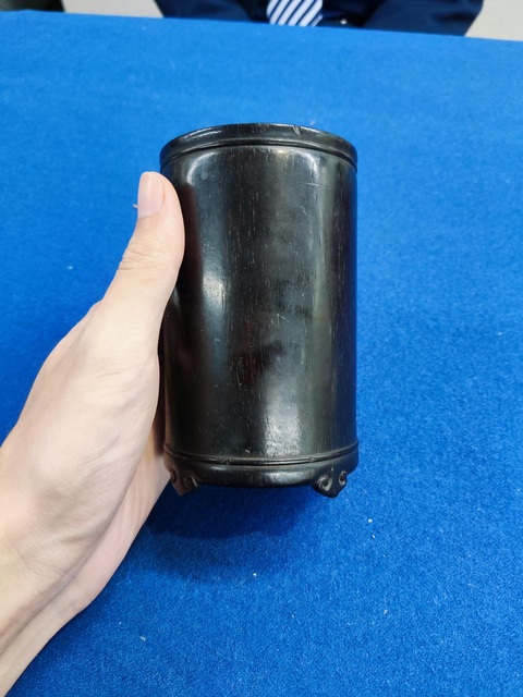 古玩雜項筆筒真品鑒賞圖