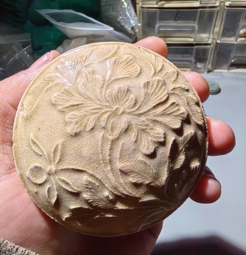 古玩陶瓷湖田窯系印花蓋盒真品鑒賞圖