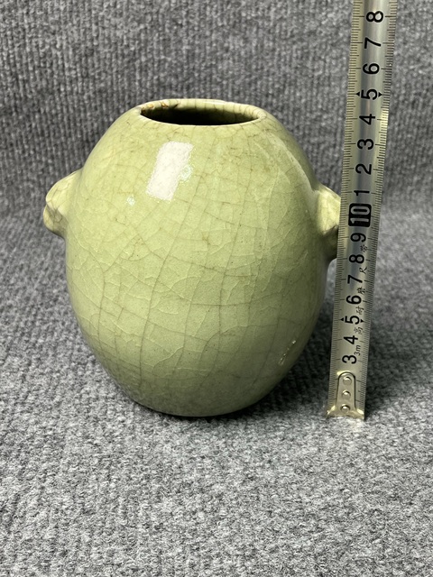 古玩陶瓷哥釉獸耳尊拍賣，當(dāng)前價格6588元