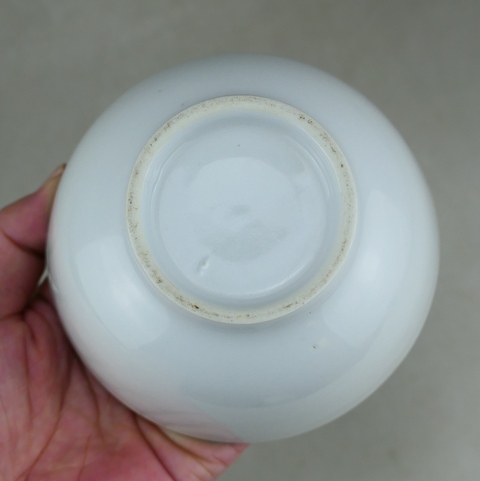 古玩陶瓷清末民初.白釉茶碗拍賣，當(dāng)前價(jià)格66元