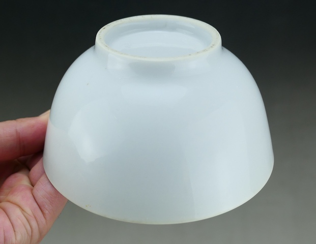 古玩陶瓷清末民初.白釉茶碗拍賣，當(dāng)前價(jià)格66元