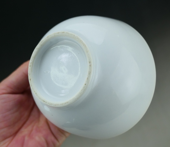 古玩陶瓷清末民初.白釉茶碗拍賣，當(dāng)前價(jià)格66元
