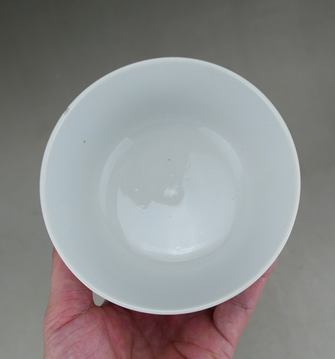 古玩陶瓷清末民初.白釉茶碗拍賣，當(dāng)前價(jià)格66元