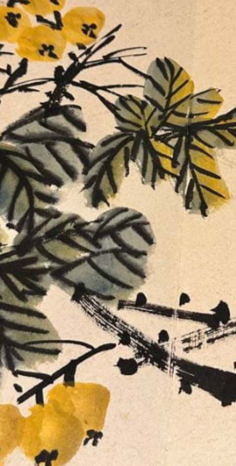 古玩字畫花卉冊頁真品鑒賞圖