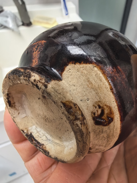 古玩陶瓷雞心罐真品鑒賞圖