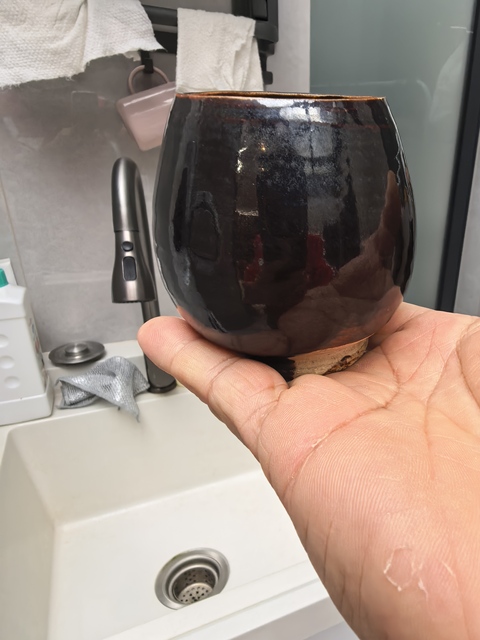 古玩陶瓷雞心罐真品鑒賞圖