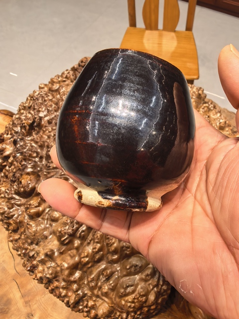 古玩陶瓷雞心罐真品鑒賞圖