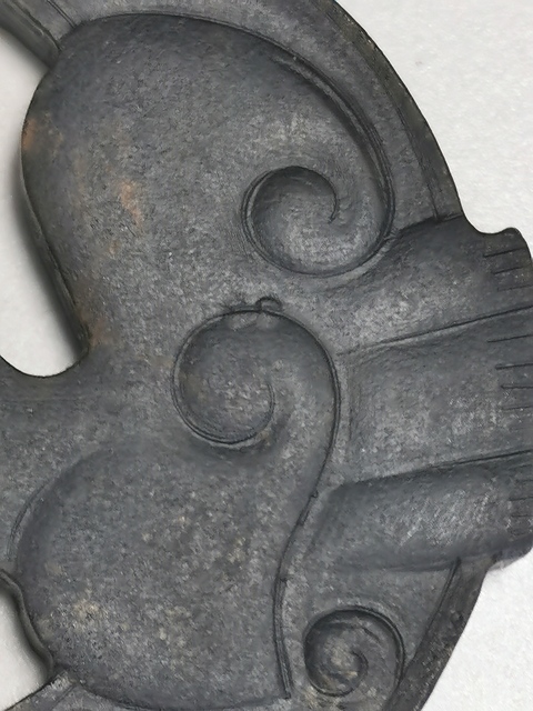 古玩玉器做舊仿古“曲尾龍佩”真品鑒賞圖