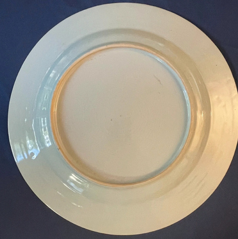 古玩陶瓷廣琺瑯花卉紋盤(pán)真品鑒賞圖