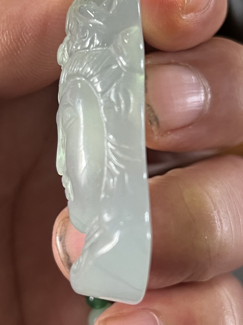 古玩玉器螢石項鏈真品鑒賞圖