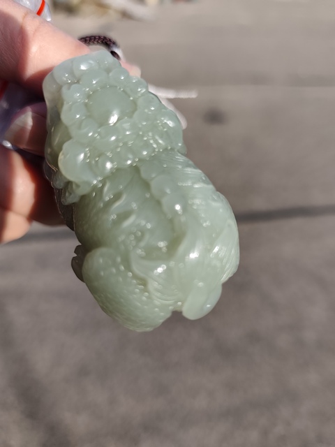 古玩玉器瑞獸拍賣，當(dāng)前價格2600元