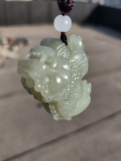 古玩玉器瑞獸拍賣，當(dāng)前價格2600元