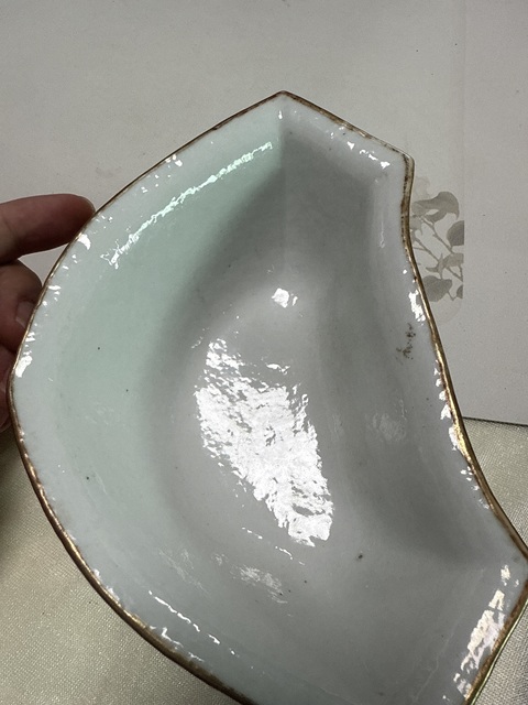 古玩陶瓷粉彩八仙人物角碗真品鑒賞圖