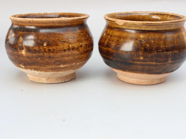 古玩陶瓷褐釉香爐真品鑒賞圖