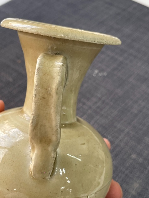 古玩陶瓷宋代福建窯口青白釉執壺真品鑒賞圖