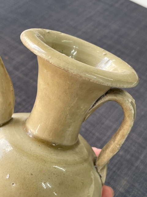 古玩陶瓷宋代福建窯口青白釉執壺真品鑒賞圖