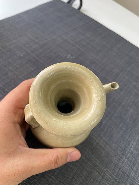 古玩陶瓷宋代福建窯口青白釉執壺真品鑒賞圖