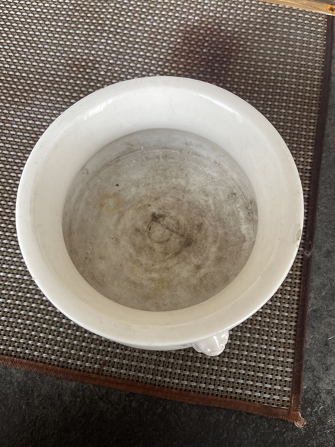 古玩陶瓷明代晚期德化窯白釉雙獅頭爐真品鑒賞圖