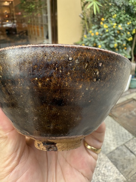 古玩陶瓷褐釉盞真品鑒賞圖