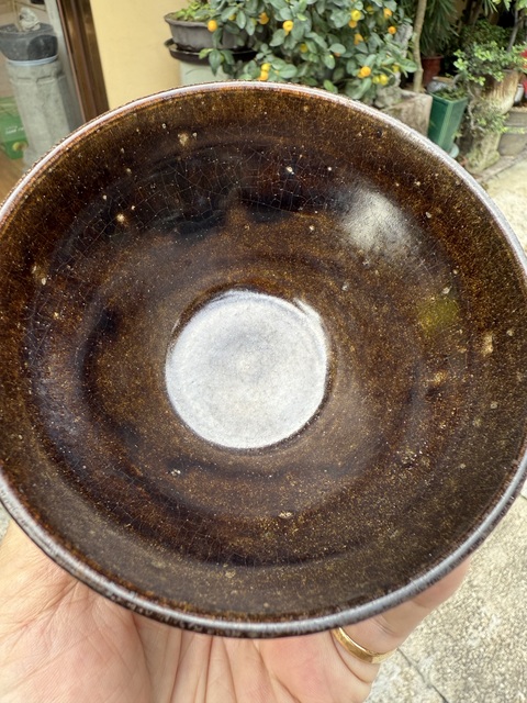 古玩陶瓷褐釉盞真品鑒賞圖