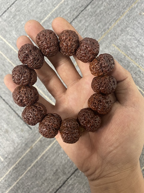 古玩雜項金剛菩提籽真品鑒賞圖