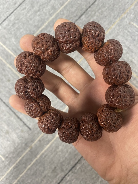 古玩雜項金剛菩提籽真品鑒賞圖