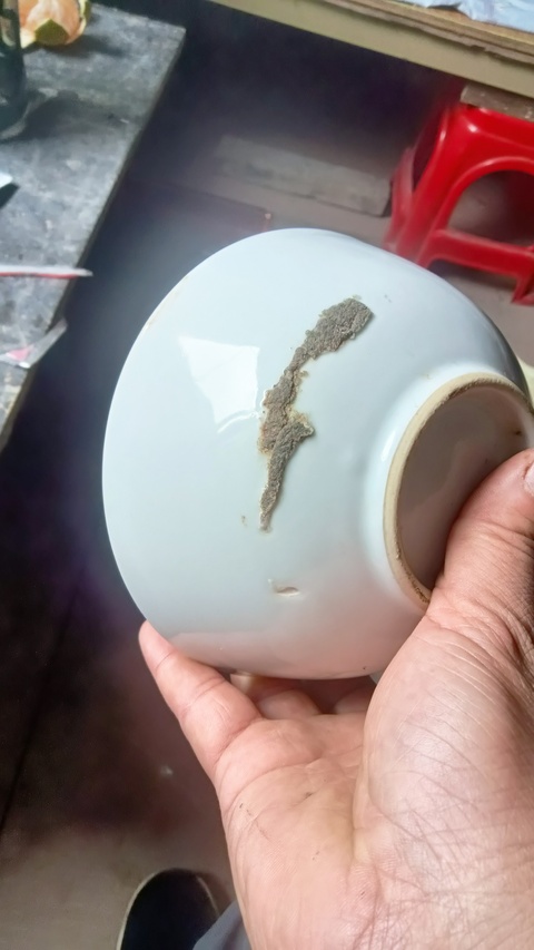 古玩陶瓷白釉碗真品鑒賞圖