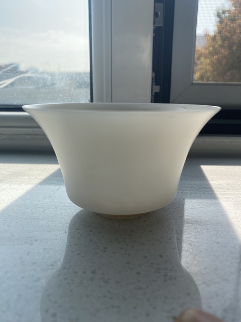 古玩陶瓷白釉杯真品鑒賞圖