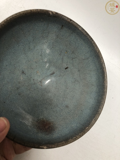 古玩陶瓷元代·鈞瓷紫斑碗 （帶實(shí)物保真卡）拍賣，當(dāng)前價(jià)格15000元