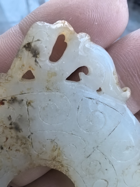 古玩玉器仿古玉璧真品鑒賞圖