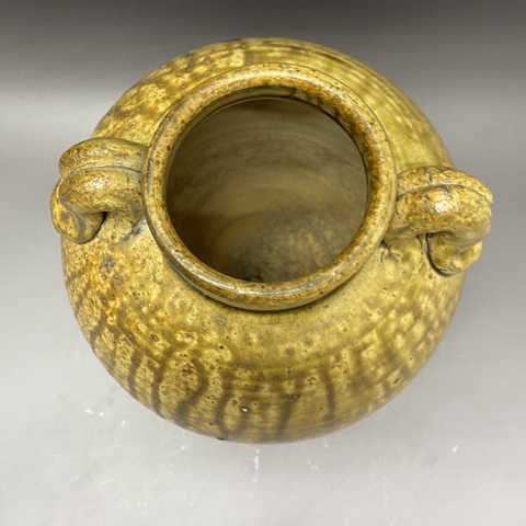 古玩陶瓷壽州窯雙系罐真品鑒賞圖